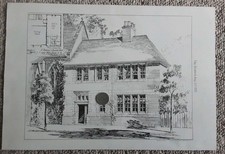 Antique print west for sale  LEICESTER