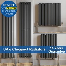 Anthracite designer radiator for sale  EVESHAM