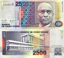 Cabo Verde/Cabo Verde 2500 escudos 1989 P-61 UNC comprar usado  Enviando para Brazil
