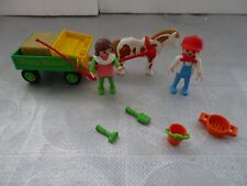 Playmobil charette poney d'occasion  Sorbiers