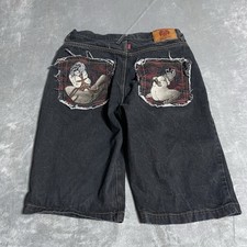 Pantalones Cortos de Jean Y2K RMC Rojo Mono Ropa Para Hombre 34 Erótico Geisha Denim Sueltos Hiphop segunda mano  Embacar hacia Mexico