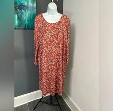 Vestido maxi feminino LP floral stretch cottagecore pradaria colorido modéstia confortável comprar usado  Enviando para Brazil