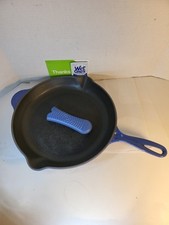 Frigideira esmaltada azul ferro fundido Le Creuset #30 França , usado comprar usado  Enviando para Brazil