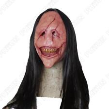 1 peça máscara facial de látex Halloween feminina demônio demônio terror assustador cosplay festa adereço comprar usado  Enviando para Brazil