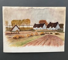 Aquarelle papier paysage d'occasion  Nantes-