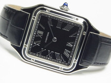 Relógio masculino Cartier Santos Dumont LM laca preta WSSA0046 TO189435 comprar usado  Enviando para Brazil