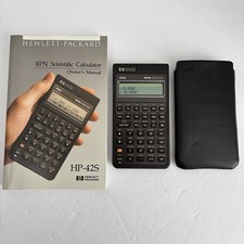 Calculadora científica Hewlett-Packard HP-42S com estojo manual e baterias, usado comprar usado  Enviando para Brazil