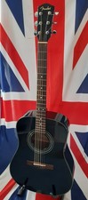 Fender blk. dreadnought for sale  CHELMSFORD