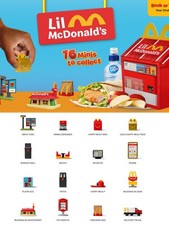 McDonald's Happy Meal Toys 2025 AUS Lil McDonalds Little Miniature Kids - Escolha comprar usado  Enviando para Brazil