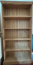 Tall bookcase solid for sale  ILFORD
