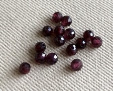 Faceted garnets natural for sale  FLINT