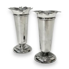 Pair silver bud for sale  DONCASTER