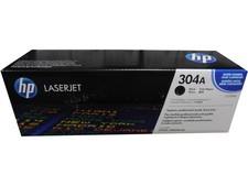Cartucho de toner preto HP CC530A (304A) Hewlett Packard danificado caixa aberta fabricante de equipamento original, usado comprar usado  Enviando para Brazil