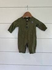 Romper Gymboree verde oliva dinossauro canguru bolso peça única 0-3 meses comprar usado  Enviando para Brazil