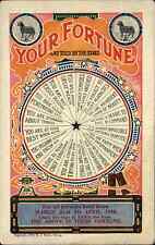 Fortune Telling Wheel of Fortune Astrology Áries the Ram Horóscopo c1910 PC comprar usado  Enviando para Brazil