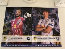 Leeds united programmes for sale  LEEDS