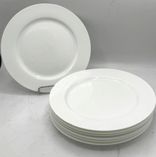 CONJUNTO DE 7 PRATOS DE JANTAR FITZ & FLOYD NEVAEH PORCELANA OSSO BRANCO! EXCELENTE comprar usado  Enviando para Brazil
