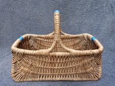 Vintage wicker shopping for sale  WIGSTON