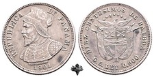 Panama centesimi 1904 usato  Cremona