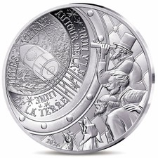 FRANCIA 10 euro plata 2025 - de la Tierra a la Luna - JULIO VERNE comprar usado  Enviando para Brazil