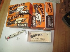 Lote de 6 iscas. BOMBER SPINSTICK desconhecido com caixa/papéis B.A.S.S. Aniversário de 30 anos. 1997. comprar usado  Enviando para Brazil