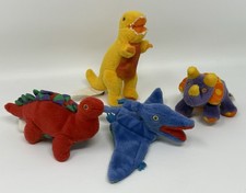 Gymboree Dinosaurio Dedo Marionetas Chirriante Arrugado Peluche Juguete de Peluche Tyrannosaurus segunda mano  Embacar hacia Mexico