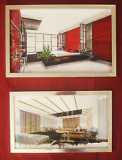 Watercolor drawing architect d'occasion  Expédié en Belgium
