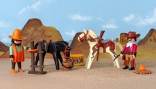 Playmobil cowboy forgeron d'occasion  Saint-Herblain