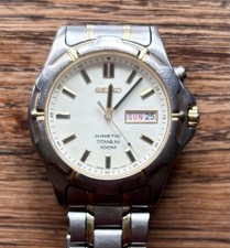 Seiko titanium kinetic for sale  CANTERBURY