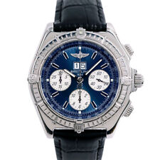 RELOJ BREITLING VENTANA CRUZADA ESPECIAL GRAN FECHA A44355 AUTOMÁTICO HOMBRE AZUL MARINO 44MM segunda mano  Embacar hacia Argentina