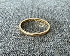 Anneau jaune carats d'occasion  Mornant