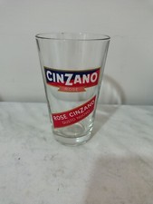 Bicchiere pubblicitario cinzan usato  Salerno