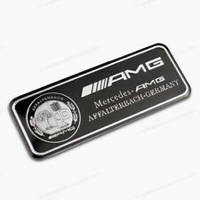 Emblema Logo AMG Mercedes Benz Affalterbach Germany negro adhesivo metal comprar usado  Enviando para Brazil