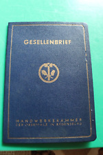 Gesellenbrief 1956 bauinnung gebraucht kaufen  Heroldsbach