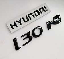 Conjunto de todos os emblemas traseiros pretos brilhantes da tampa traseira do carro para modelos i30 N brilhantes comprar usado  Enviando para Brazil