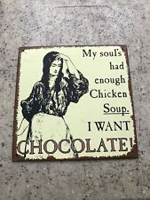 Funny tin sign for sale  Fairfax