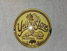 Vintage yellowstone porcelain for sale  Crandall