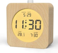 Wooden digital alarm for sale  BUILTH WELLS