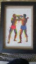 Muay thai painting for sale  SMETHWICK