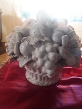 Corbeille fruits faience d'occasion  Sainte-Cécile-les-Vignes