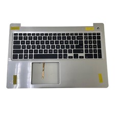 Teclado retroiluminado MR2KH US prata 0MR2KH apoio para as mãos para Dell Inspiron 15 5570 5575 comprar usado  Enviando para Brazil