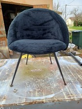 Fauteuil vintage moumoute d'occasion  Lamonzie-Saint-Martin
