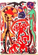 Penck figures druckgrafik gebraucht kaufen  Egling