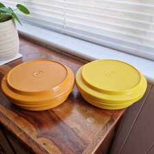 Tupperware vintage tangerine for sale  LEICESTER