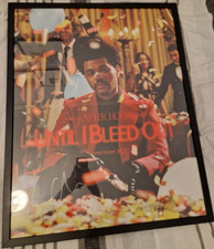 Weeknd signed poster for sale  GLASGOW