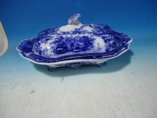 Antique flow blue for sale  Strafford
