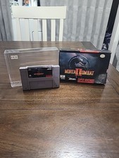 Testado! SNES Mortal Kombat II classificação 17+ caixa original com jogo e estojo plástico comprar usado  Enviando para Brazil