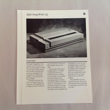 Antigo 1987 Apple ImageWriter IQ B&W Folheto de Vendas Impressora Matricial de Pontos AppleTalk comprar usado Antigo 1987 Apple ImageWriter IQ B&W Folheto de Vendas Impressora Matricial de Pontos AppleTalk comprar usado  Enviando para Brazil