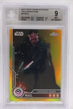 2023 Topps Star Wars Chrome Maul Gold Refractor #24 /50 BGS 9 na sprzedaż  PL