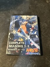 Naruto Shippuden Episodes 54 - 112 Seasons 3 - 5 English Dubbed / Japanese DVD, usado comprar usado  Enviando para Brazil